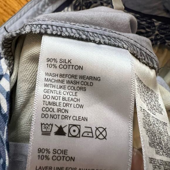 Tommy Bahama Shorts Mens 38 Gray Pleated Silk Beach Outdoor Activewear - Picture 5 of 9